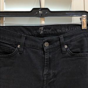 7 for All Mankind The Skinny black jean 26